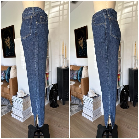 Vintage 80’s/90’s BONGO Ankle Zip Jeans - Picture 4 of 15